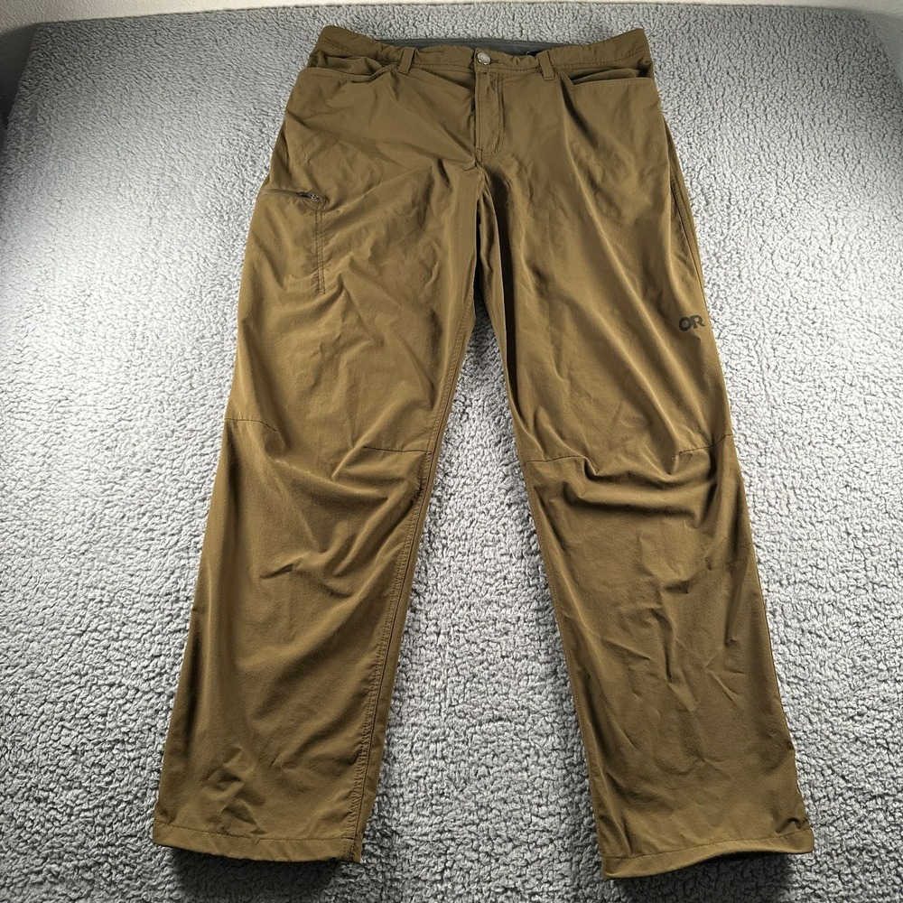 Outdoor Research Pants Mens 36 Ferrosi Stretch Outdoor Hiking Lightweight Olive